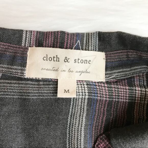 Cloth & Stone Plaid Button Down Shirt - Picture 5 of 5